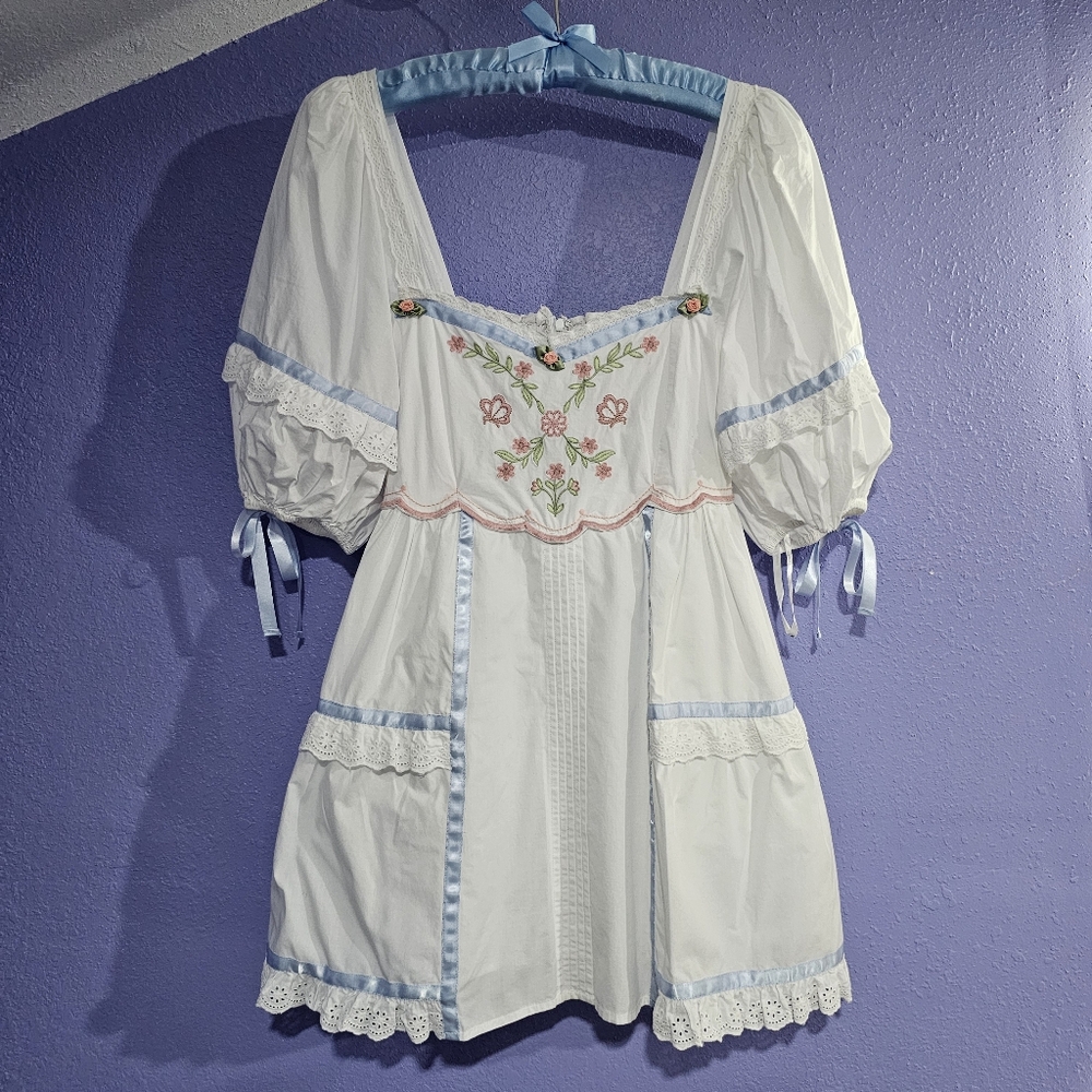❌️SOLD❌️ For Love And Lemons Meadow Mini Dress